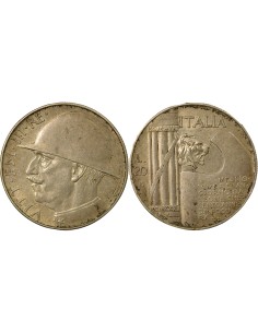 Italie Victor Emanuele III Cappellone 20 lire Argent 1928 R Rome