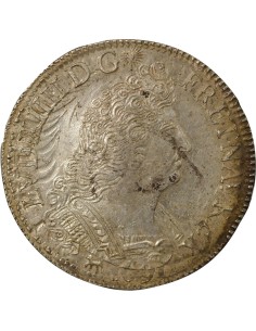 Louis XIV Aux Palmes 1 ecu Argent 1695 I Limoges 2