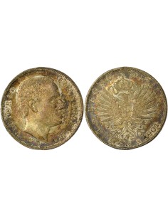 Italie Victor Emanuele III Victor-Emmanuel III - Lire Argent - 1901 R Rome 1 lire Argent 1901 R Rome