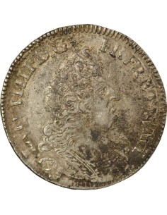Louis XIV Aux Palmes 1/2 ecu Argent 1694 E Tours 2