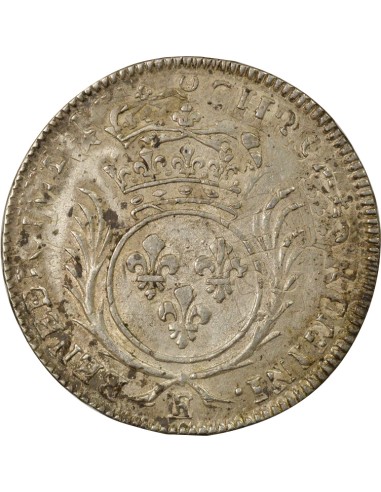 Louis XIV Aux Palmes 1/2 ecu Argent 1694 E Tours