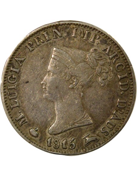 Etats Italiens Marie-Louise d'Autriche Marie Louise - 5 Soldi Argent - 1815 Milan 5 soldi Argent 1815 M Milan