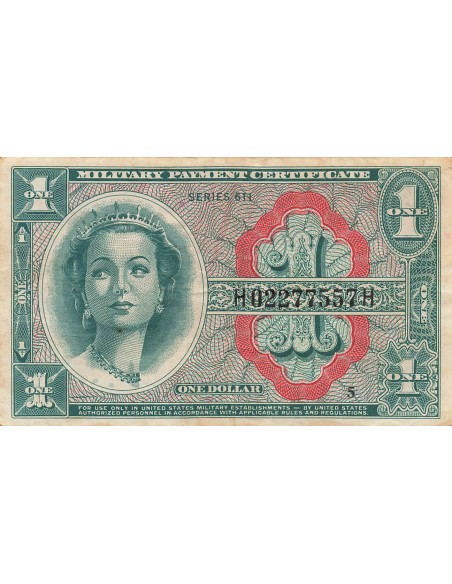 USA 1 Dollar - Military Payment - ND (1964) - P.M54 1 dollar 1964