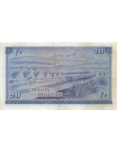 Kenya 20 Shillings - 01-07-1967 - P.3 20 shillings 1967
