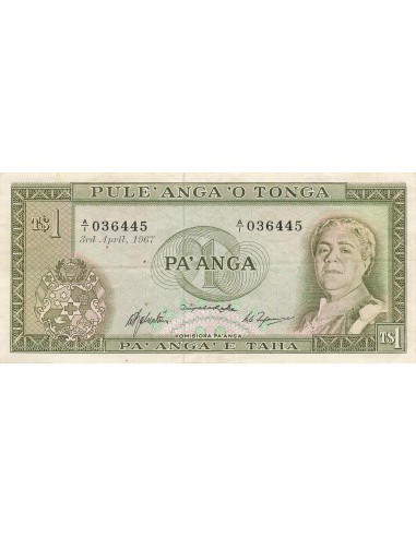 Tonga 1 Pa'anga - Reine Salote - 1967 - P.14 1 pa anga 1967