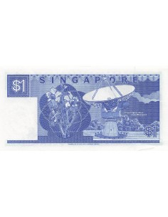 Singapour 1 Dollar - ND (1987) - Remplacement - P.18 1 dollar 1976 2