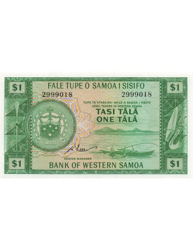 Samoa 1 Tala - ND (1967) - P.16 1 tala 1967