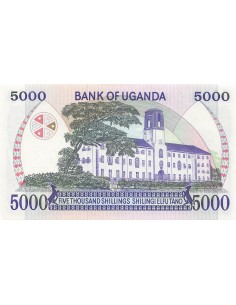 Ouganda 5000 Shillings - 1986 - P.24 5000 shillings 1986 2
