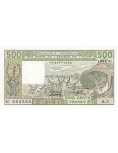 BCEAO 500 Francs - Burkina Faso - 1981 - P.306C 500 francs 1981