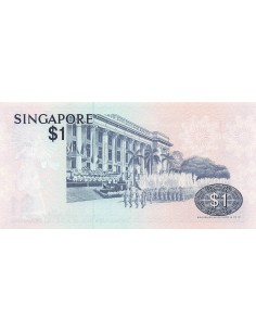 Singapour 1 Dollar - ND (1976) - P.9 1 dollar 1976 2