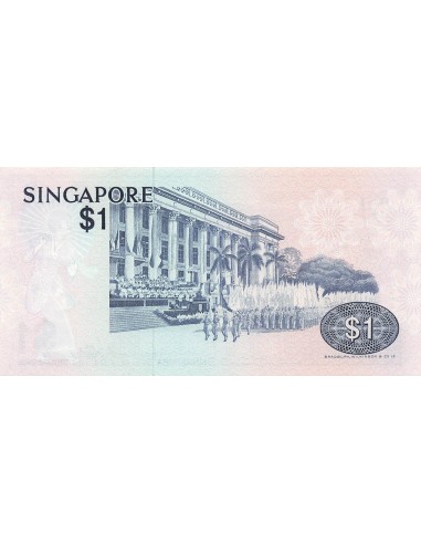 Singapour 1 Dollar - ND (1976) - P.9 1 dollar 1976