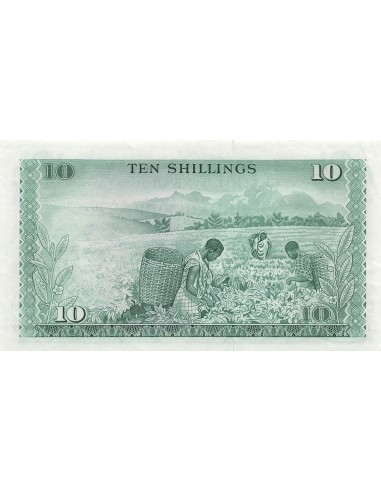 Kenya 10 Shillings - 01-07-1974 - P.7 10 shillings 1974