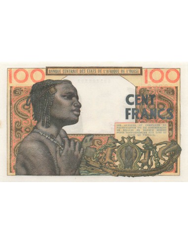 BCEAO 100 Francs - ND (1966) - P.2b 100 francs 1966