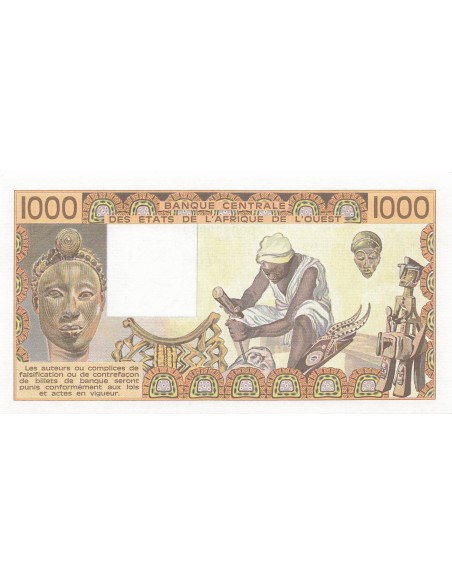BCEAO 1000 Francs - Bénin - 1981 - P.207B 1000 francs 1981