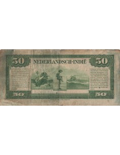 Indes Néerlandaises Wilhelmina I 50 Gulden - Wilhelmina - 02-03-1943 - P.116 50 gulden 1943 2
