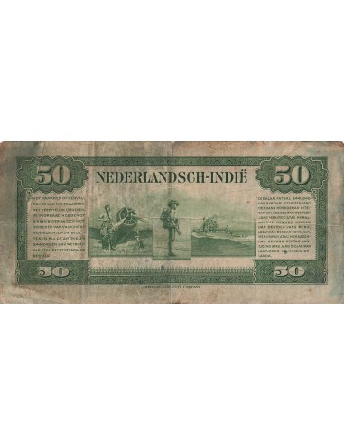 Indes Néerlandaises Wilhelmina I 50 Gulden - Wilhelmina - 02-03-1943 - P.116 50 gulden 1943