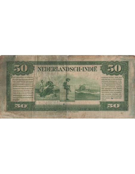 Indes Néerlandaises Wilhelmina I 50 Gulden - Wilhelmina - 02-03-1943 - P.116 50 gulden 1943