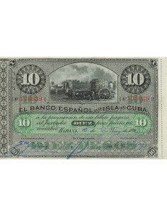 Cuba 10 Pesos - 15-05-1896 - P.49 10 pesos 1896