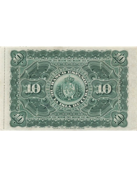 Cuba 10 Pesos - 15-05-1896 - P.49 10 pesos 1896