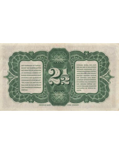 Indes Néerlandaises Wilhelmina I 2 1/2 Gulden - Wilhelmina - 02-03-1943 - P.112 2.5 gulden 1943