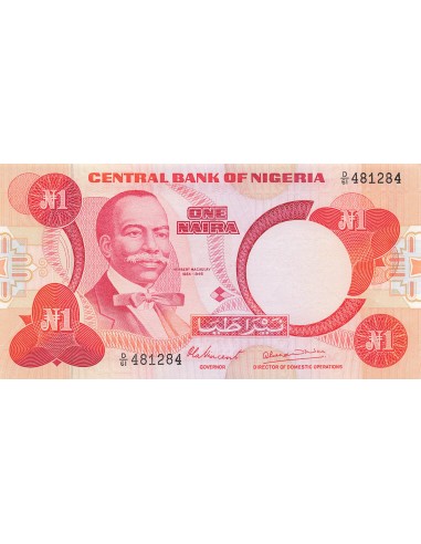 Nigeria 1 Naira - ND (1979-1984) - P.19 1 naira 1979