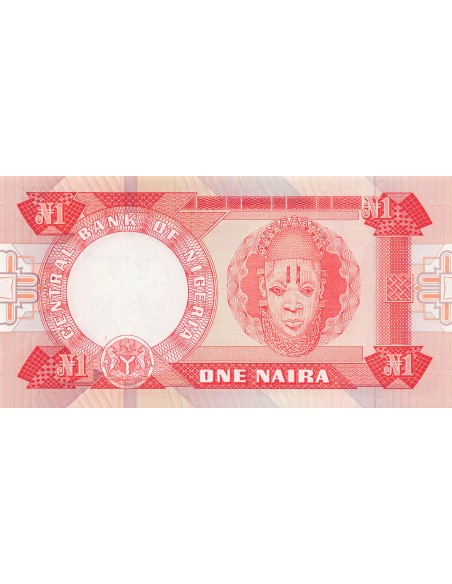 Nigeria 1 Naira - ND (1979-1984) - P.19 1 naira 1979