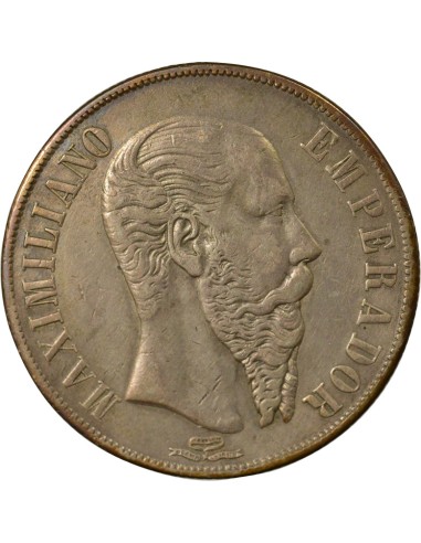 Mexique Maximilien I du Mexique Maximilien - Peso Argent - 1867 Mo Mexico 1 peso Argent 1867 Mo Mexico City