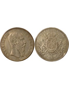Mexique Maximilien I du Mexique Maximilien - Peso Argent - 1867 Mo Mexico 1 peso Argent 1867 Mo Mexico City