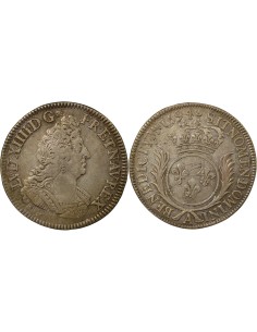 Louis XIV Aux Palmes 1/2 ecu Argent 1694 A - Paris