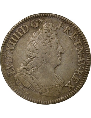 Louis XIV Aux Palmes 1/2 ecu Argent 1694 A - Paris