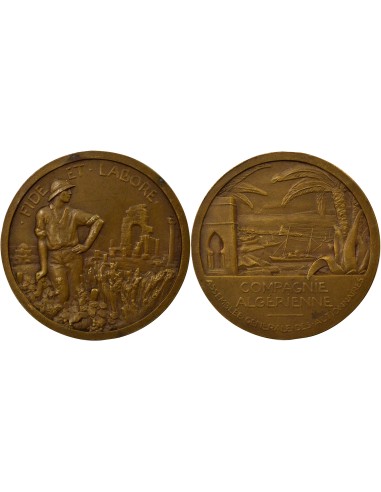 Algérie Ass. Gé. des Actionnaires 1 jeton Bronze XIXe Siècle