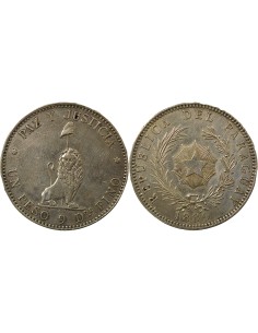 Paraguay Peso Argent - 1889 Buenos Aires 1 peso Argent 1889 Buenos Aires
