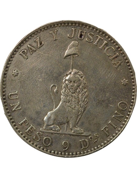 Paraguay Peso Argent - 1889 Buenos Aires 1 peso Argent 1889 Buenos Aires