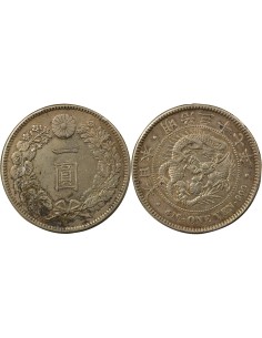 Japon Meiji Meiij - Yen Argent - An 37 / 1904 1 yen Argent An 37 (1904)