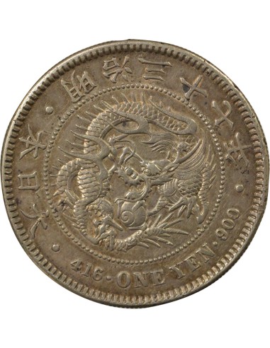 Japon Meiji Meiij - Yen Argent - An 37 / 1904 1 yen Argent An 37 (1904)