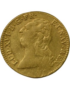 Louis XVI A la Tête nue 2 louis d'or Or 1790 T Nantes 2