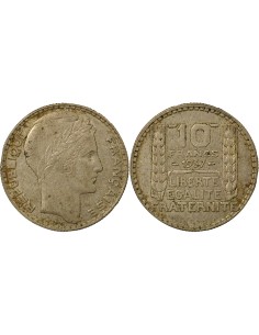 Turin 10 francs Argent 1937 A Paris