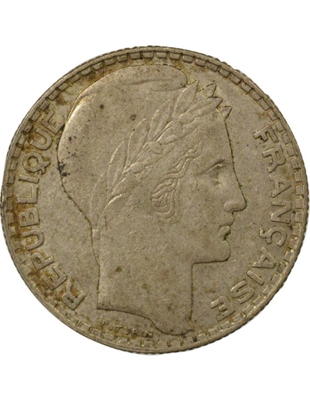 Turin 10 francs Argent 1937 A Paris