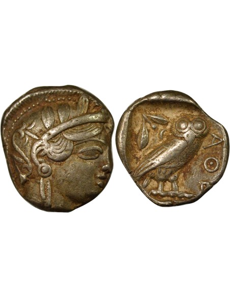 Grèce (Attique) Athènes - Tétradrachme Argent - Ve Siècle Av JC 1 tétradrachme Argent Ve Siècle Av JC Athènes