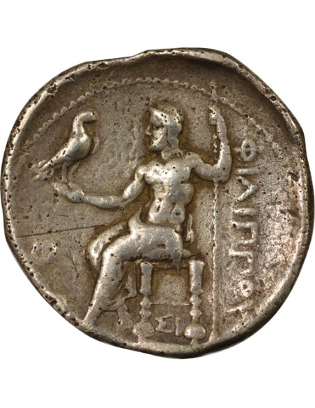 Grèce (Phénicie) Philippe III Arrhidée Philippe III - Tétradrachme Argent - 318 / 317 Av JC Sidon 1 tétradrachme Argent 318-317 