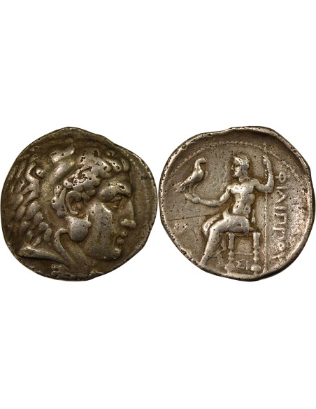 Grèce (Phénicie) Philippe III Arrhidée Philippe III - Tétradrachme Argent - 318 / 317 Av JC Sidon 1 tétradrachme Argent 318-317 