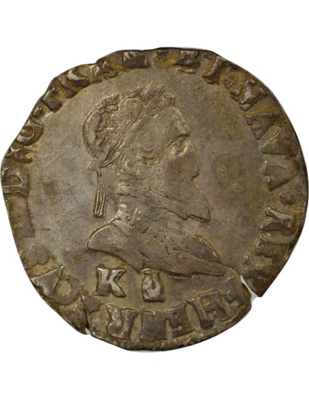 Roi de Navarre et de France Henri IV - 1/2 Franc Argent - 1605 K Bordeaux 1/2 franc Argent 1605 K Bordeaux