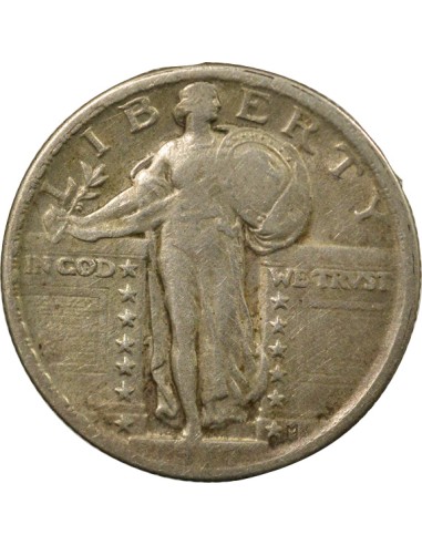 2e Type 1/4 Dollar Argent 1917 Philadelphie