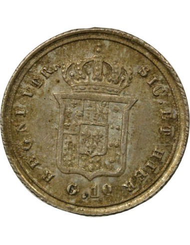 Naples et Sicile Ferdinand II des Deux-Siciles Ferdinand II - 10 Grana Argent - 1855 10 grana Argent 1855