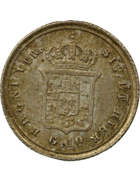 Naples et Sicile Ferdinand II des Deux-Siciles Ferdinand II - 10 Grana Argent - 1855 10 grana Argent 1855