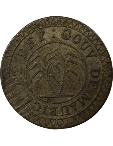 Ile Maurice 50 Sous Argent - 1822 Calcutta 50 sous Argent 1822 Calcutta