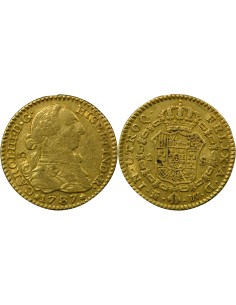 Espagne Charles III d'Espagne Charles III - Escudo Or - 1787 M Madrid DV 1 escudo Or 1787 AI Madrid