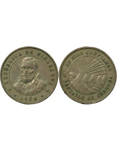 Nicaragua 25 Centavos - 1954 Londres 25 centavos Cuivre-Nickel 1954 Londres