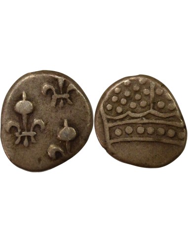 Indes Françaises Louis XV Louis XV - Fanon Argent - 1714 / 1774 Pondichéry 1 fanon Argent 1714-1774 Pondichéry