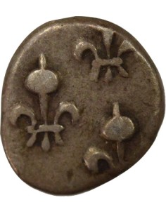 Indes Françaises Louis XV Louis XV - Fanon Argent - 1714 / 1774 Pondichéry 1 fanon Argent 1714-1774 Pondichéry 2